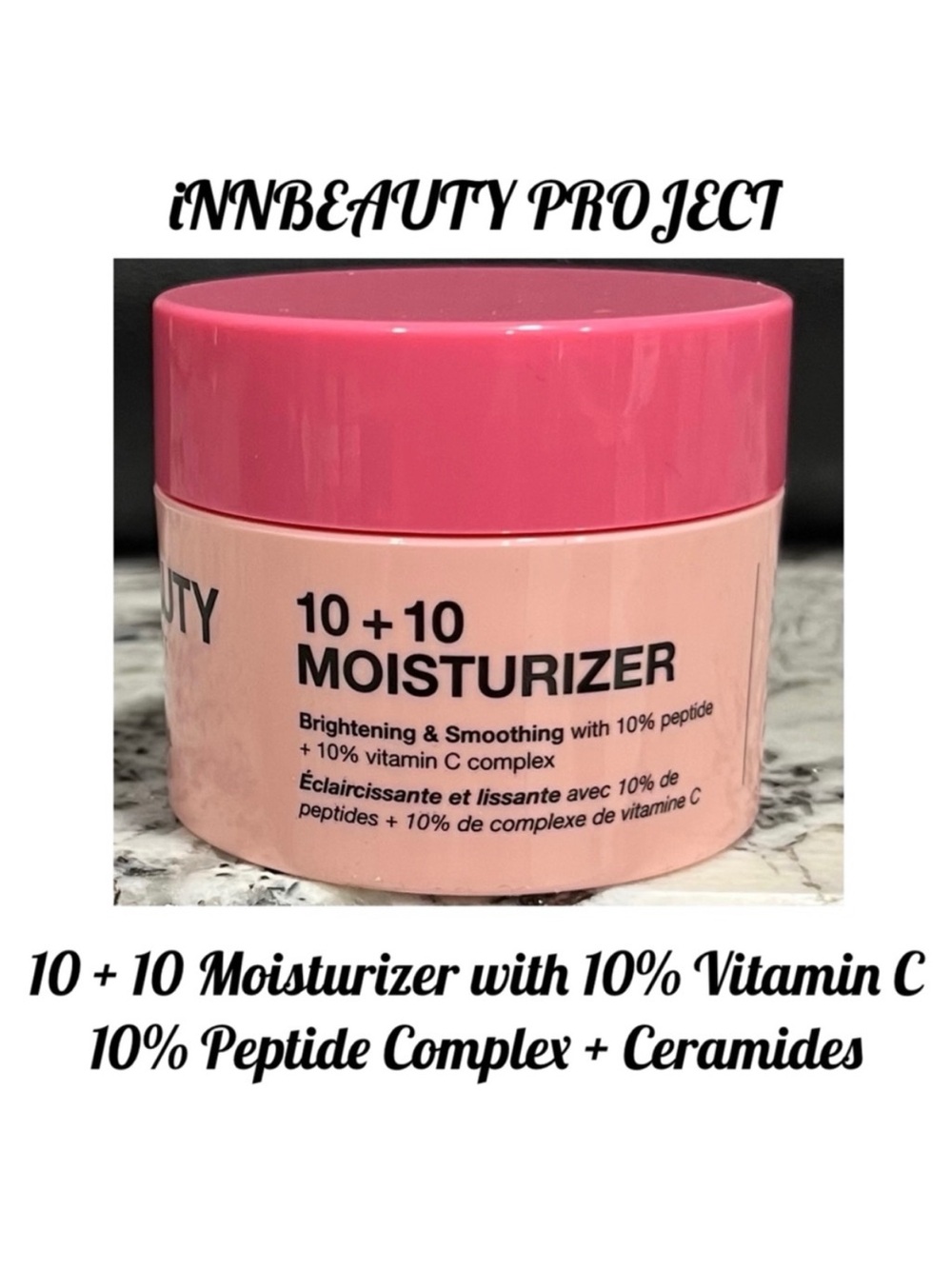 iNNBEAUTY PROJECT Moisturizer with Vitamin C & Peptides